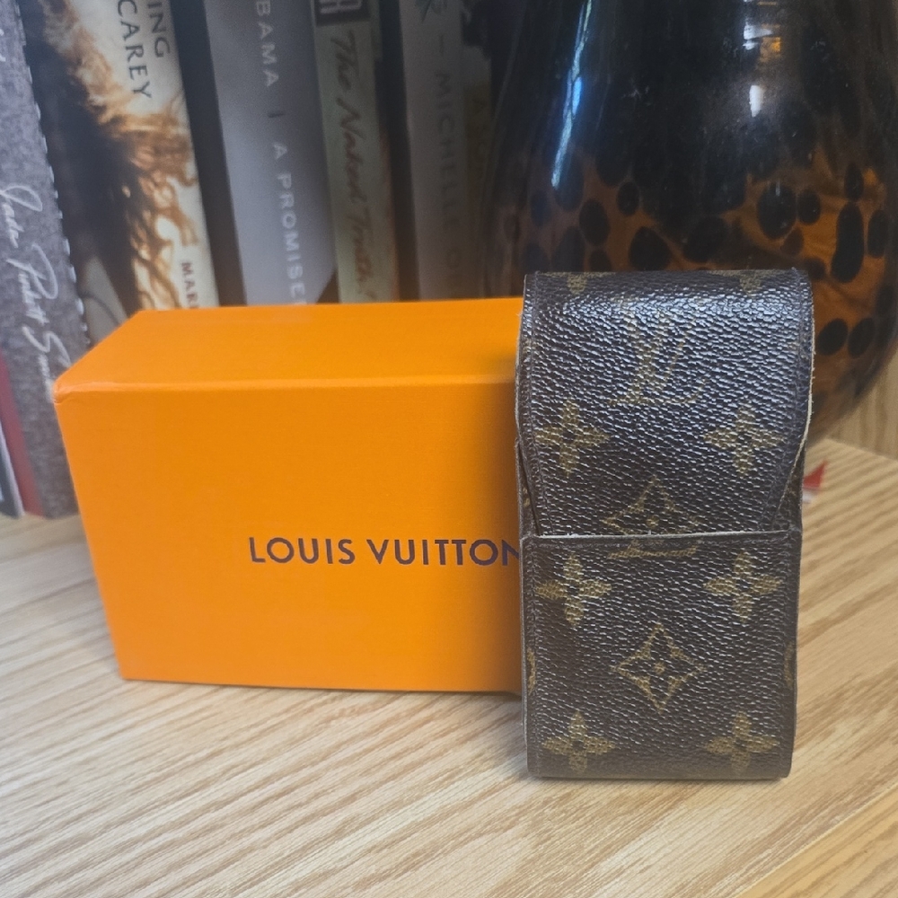 Louis Vuitton Brown Cigarette Case